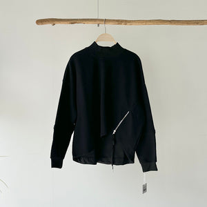 【ハモミシノオトナフク】Zipper design pullover