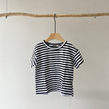 【hamomisi】Border T-shirt(90~150)