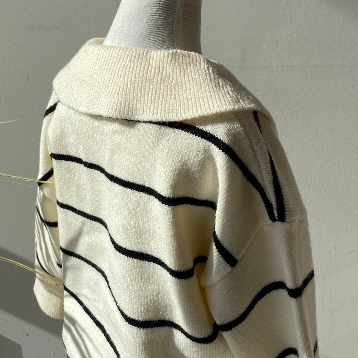 【hamomisi】Stripe knit (90~130)