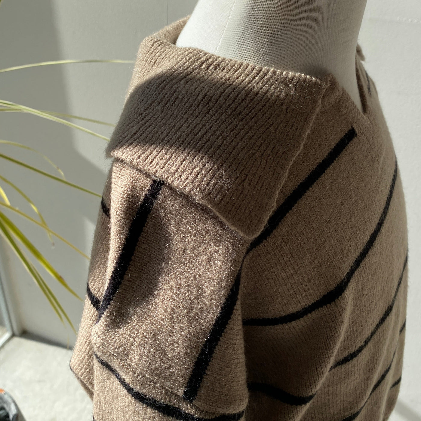 【hamomisi】Stripe knit (90~130)