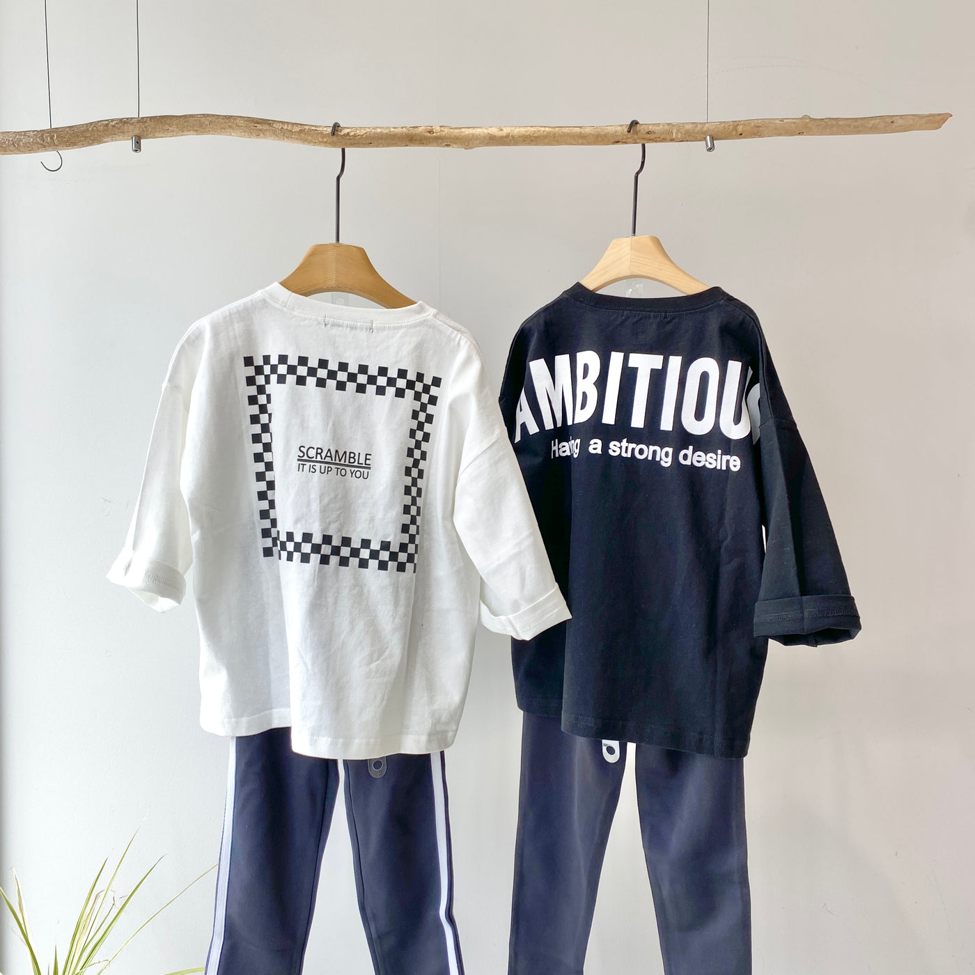 【hamomisi】Kids big T jersey setup(110.120.140)