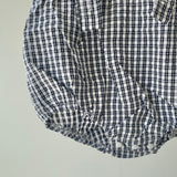 【hamomisi】Rompers with bow tie(73~90cm)