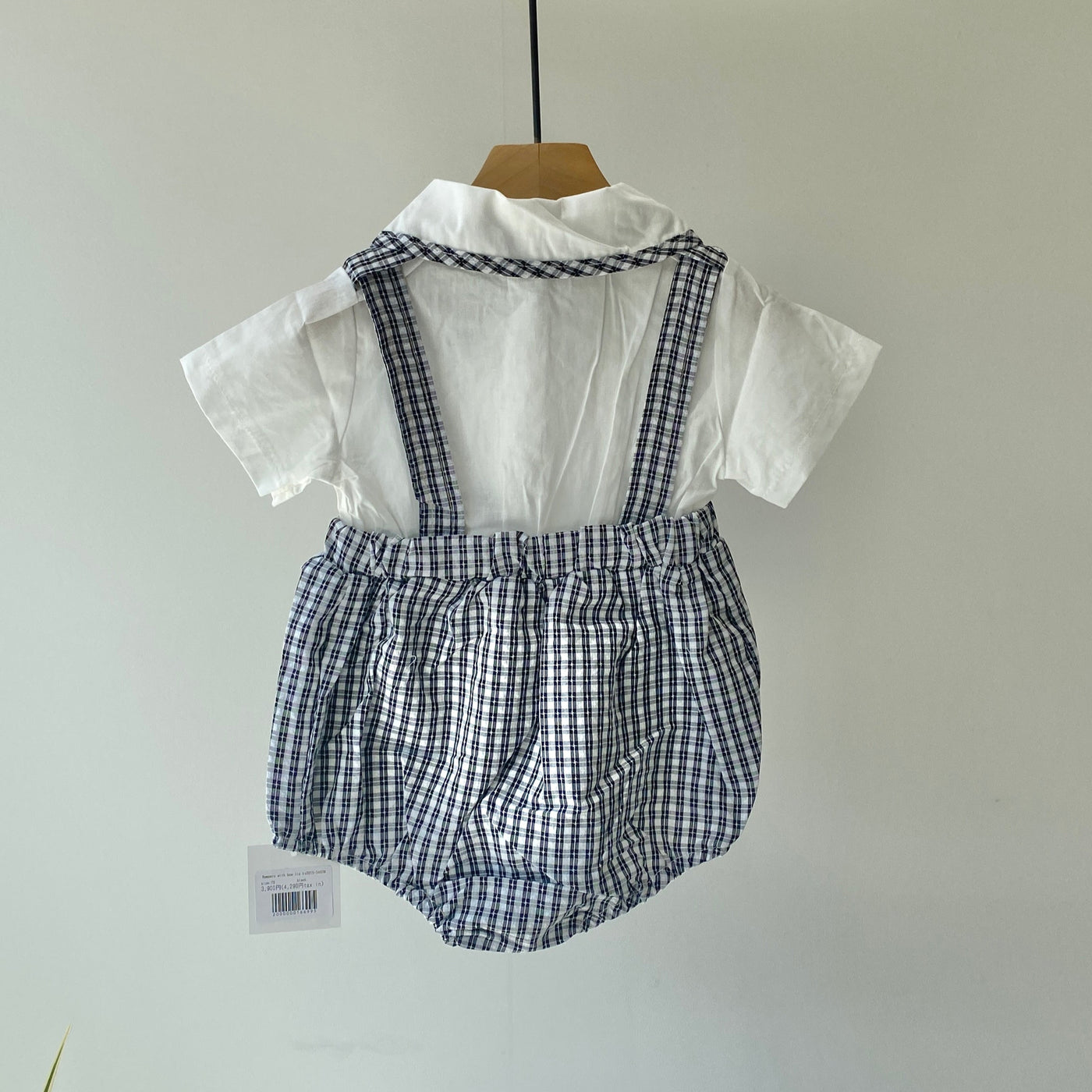 【hamomisi】Rompers with bow tie(73~90cm)