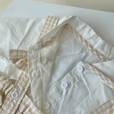 【hamomisi】Rompers with bow tie(73~90cm)
