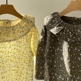 【hamomisi】Ruffle collar shirt(80~100cm)