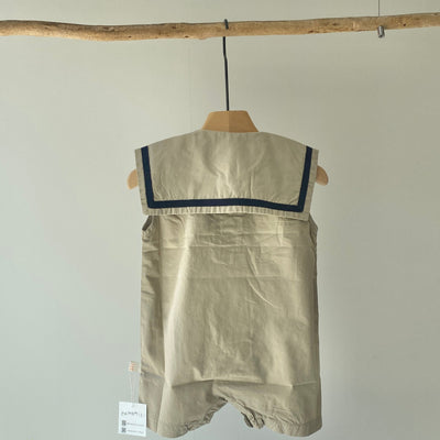 【hamomisi】Sailor sleeveless rompers(73~90)