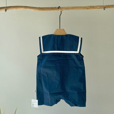 【hamomisi】Sailor sleeveless rompers(73~90)