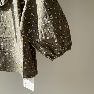 【hamomisi】Ruffle collar shirt(80~100cm)