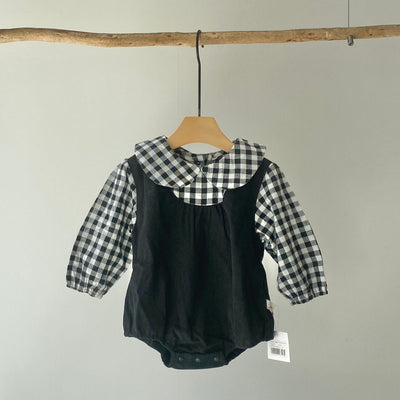 【hamomisi】Layered rompers(73.80.90cm)