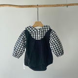 【hamomisi】Layered rompers(73.80.90cm)