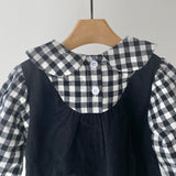 【hamomisi】Layered rompers(73.80.90cm)