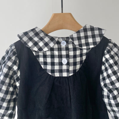 【hamomisi】Layered rompers(73.80.90cm)