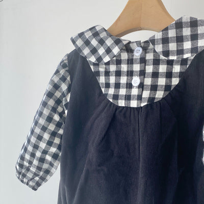 【hamomisi】Layered rompers(73.80.90cm)