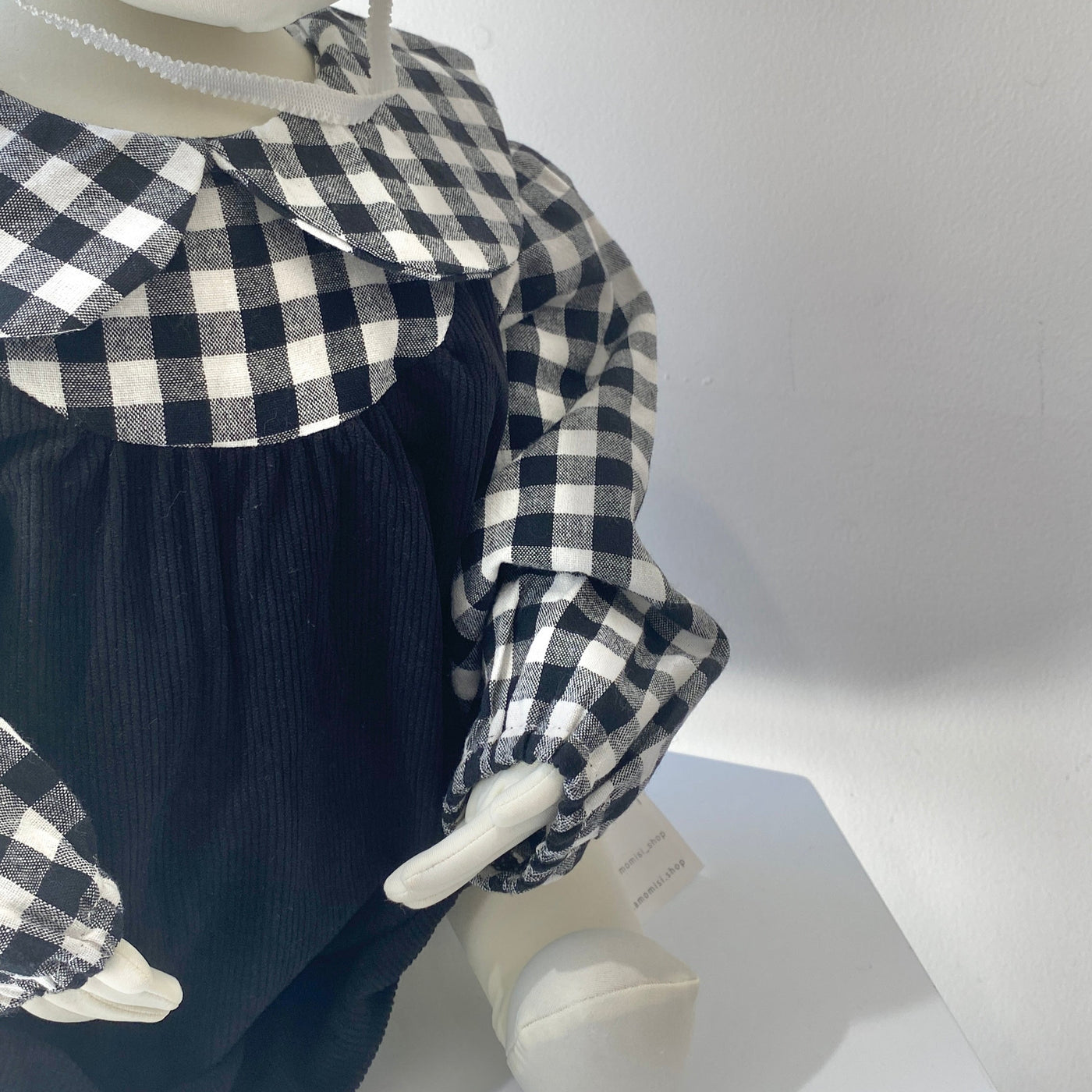 【hamomisi】Layered rompers(73.80.90cm)