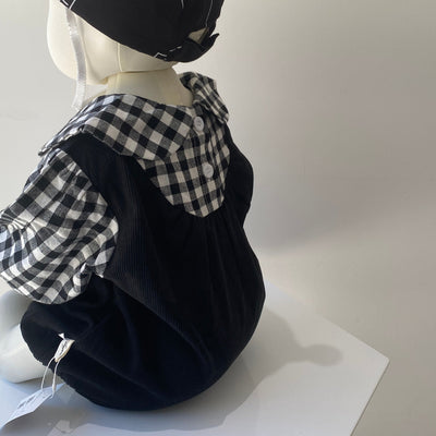 【hamomisi】Layered rompers(73.80.90cm)