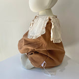 【hamomisi】Warm frill long sleeve Rompers(70.90cm)