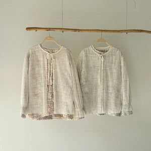 【ハモミシノオトナフク】Layered jacket