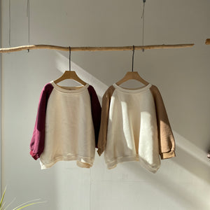 【hamomisi】Raglan sweat(90~110)