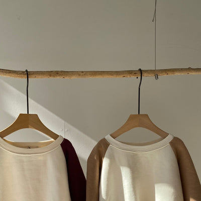 【hamomisi】Raglan sweat(90~110)