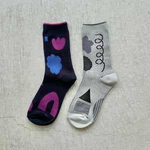 【ハモミシノオトナフク】WJQ Crew Socks