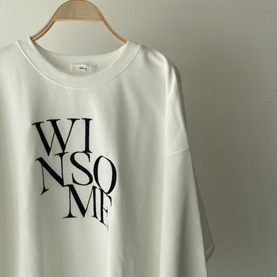 【ハモミシノオトナフク】WINSOME logo sweat