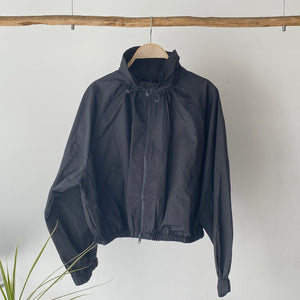 【ハモミシノオトナフク】Drawstring neck blouson