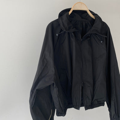 【ハモミシノオトナフク】Drawstring neck blouson