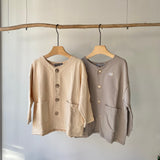 【hamomisi】V-neck cardigan (90~150)