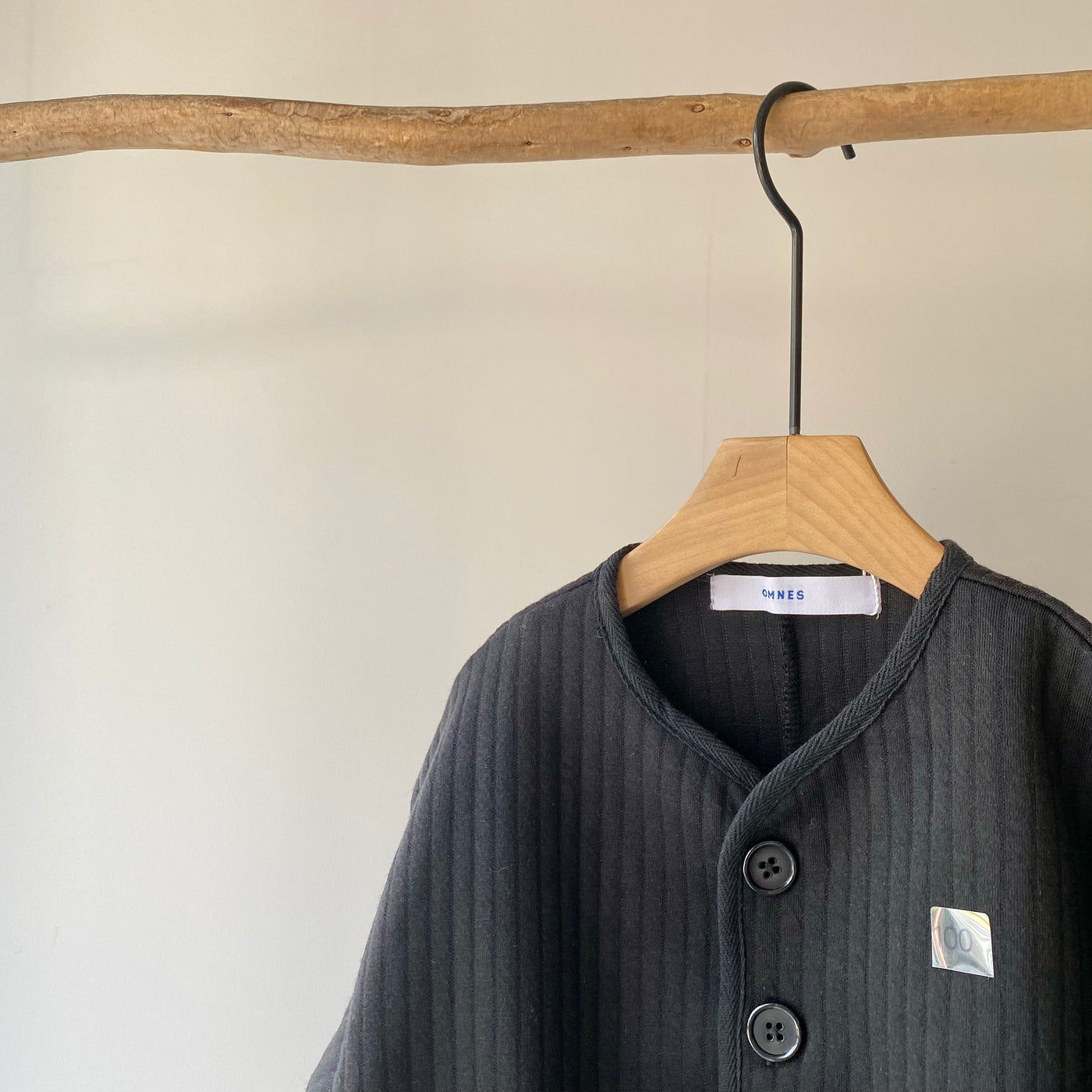 【hamomisi】quilted collarless jacket(100.120.140)