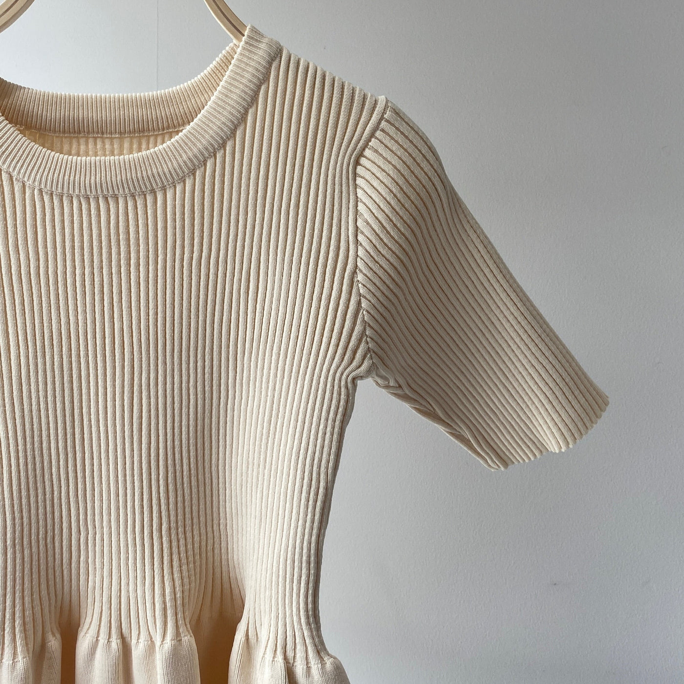 【ハモミシノオトナフク】Peplum short sleeve PO