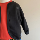 【hamomisi】quilted collarless jacket(120)