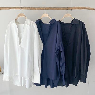 【ハモミシノオトナフク】Skipper blouse