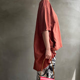 【ハモミシノオトナフク】Back flare line T-shirt