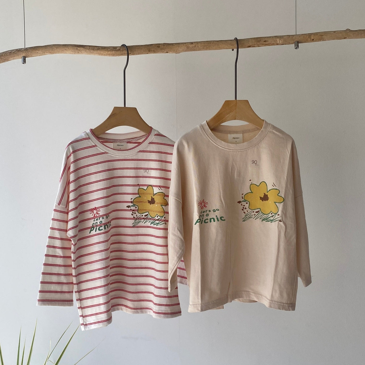 【hamomisi】Picnic T-shirt(90~120)