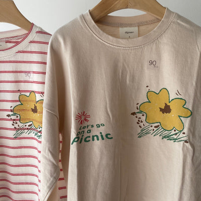 【hamomisi】Picnic T-shirt(90~120)