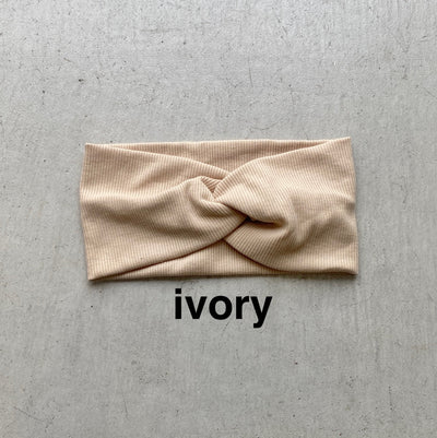 【ハモミシノオトナフク】Rib Hair Turban