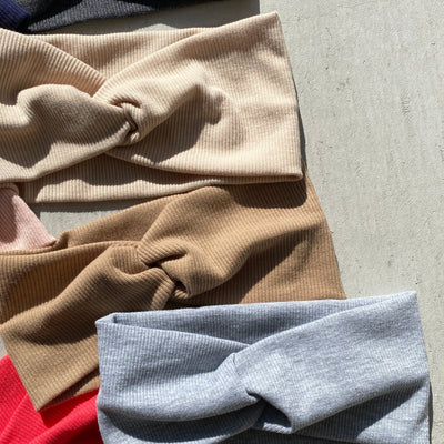 【ハモミシノオトナフク】Rib Hair Turban