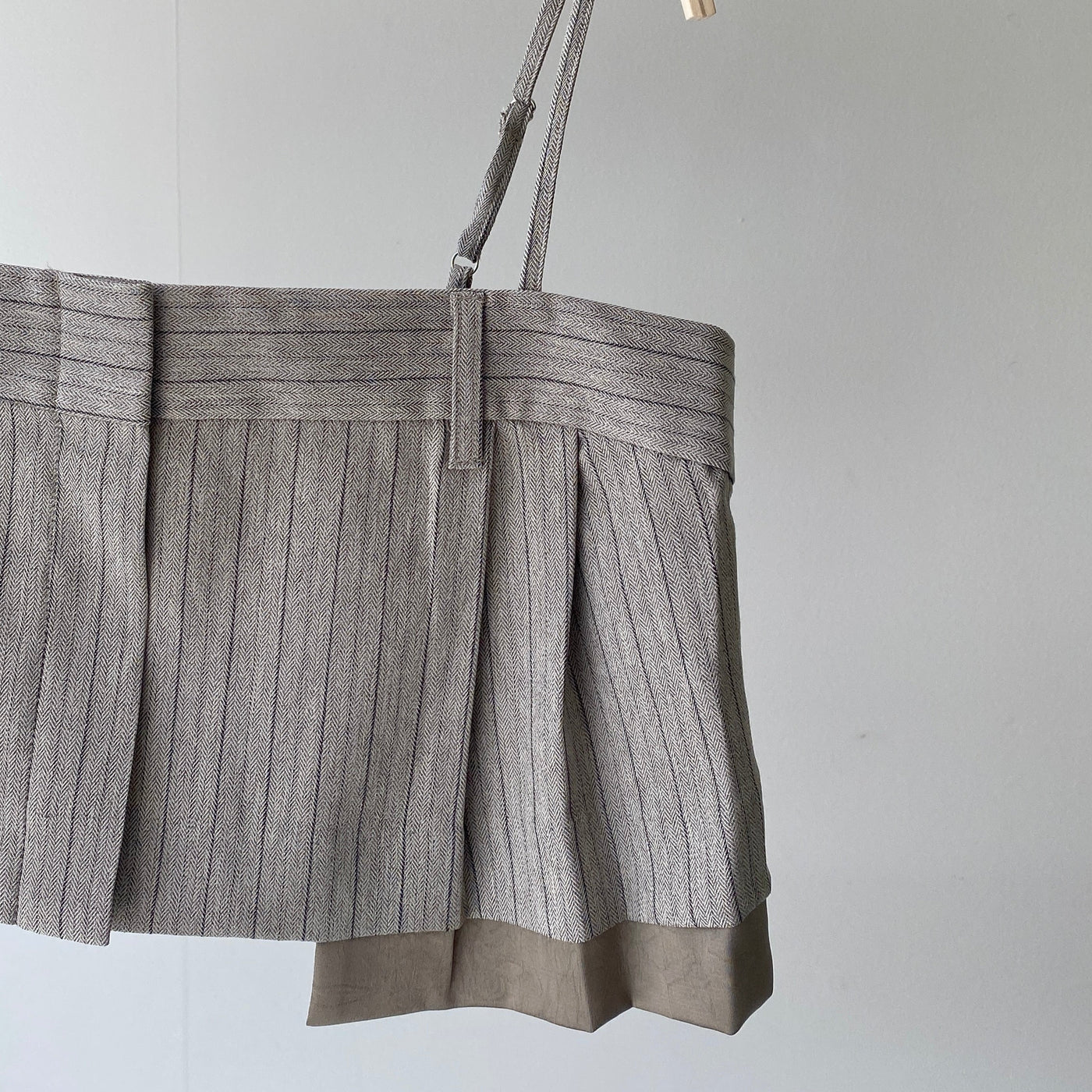 【ハモミシノオトナフク】Herrinbone stripe cami Tops