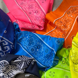 【ハモミシノオトナフク】 Paisley Bandana　