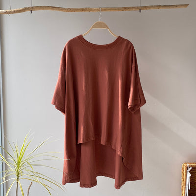 【ハモミシノオトナフク】Back flare line T-shirt