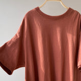 【ハモミシノオトナフク】Back flare line T-shirt