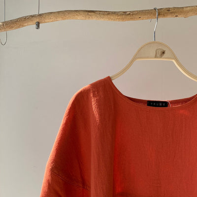 【ハモミシノオトナフク】Volume sleeve cotton PO