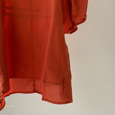 【ハモミシノオトナフク】Volume sleeve cotton PO