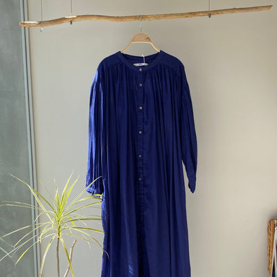 【ハモミシノオトナフク】Cotton voile sleeve OP