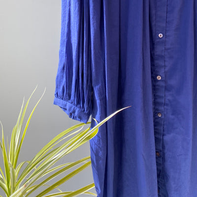 【ハモミシノオトナフク】Cotton voile sleeve OP