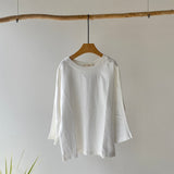 【hamomisi】Switching long T-shirt(110~140)