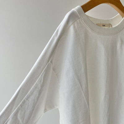 【hamomisi】Switching long T-shirt(110~140)
