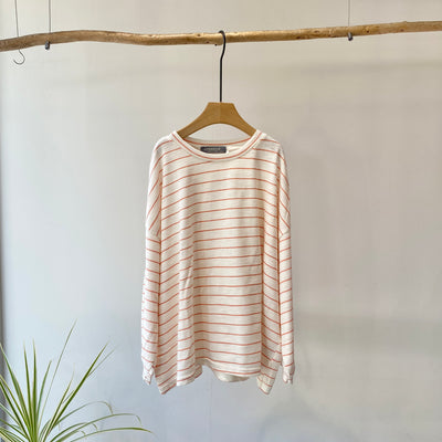 【hamomisi】Border long T-shirt(120~150)
