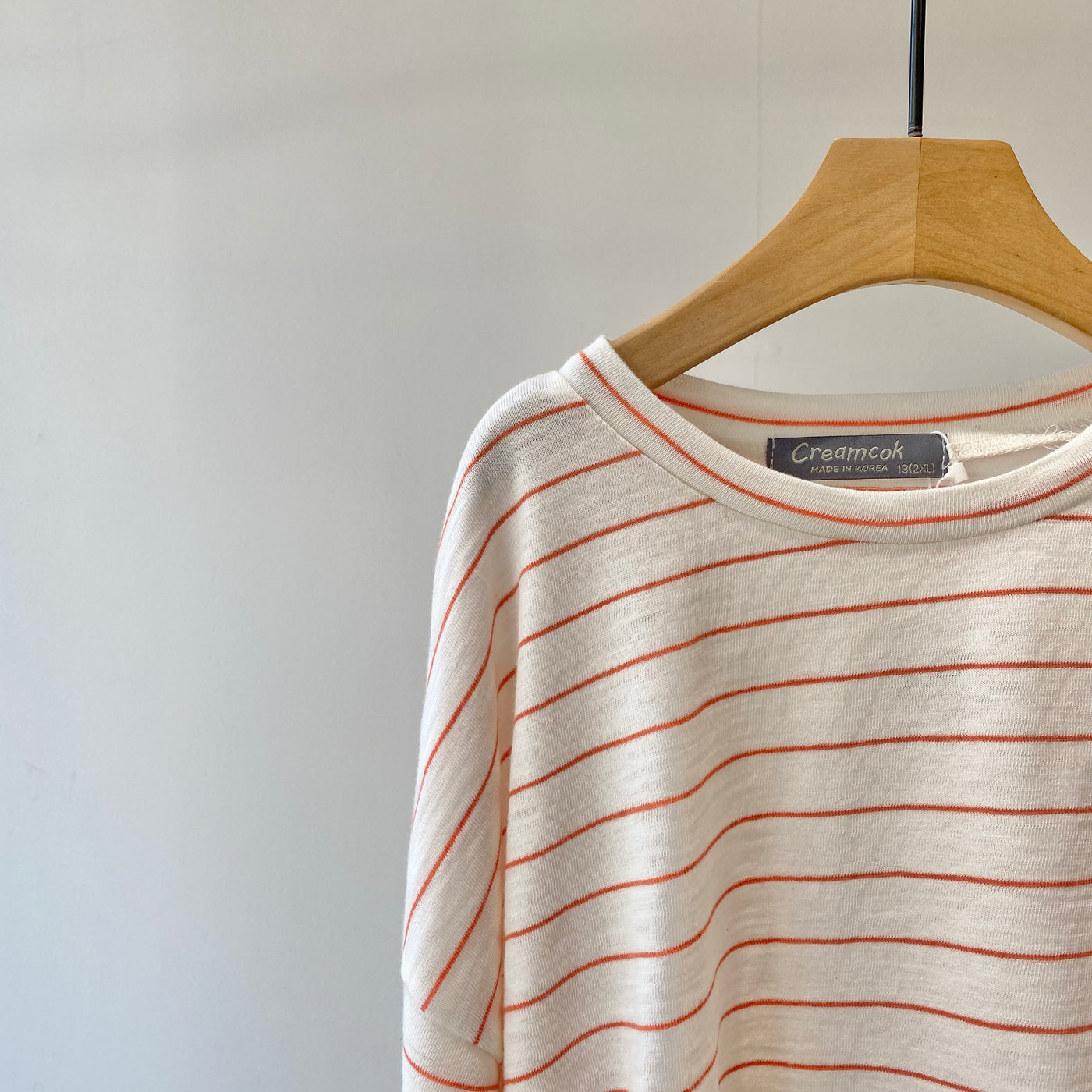 【hamomisi】Border long T-shirt(120~150)