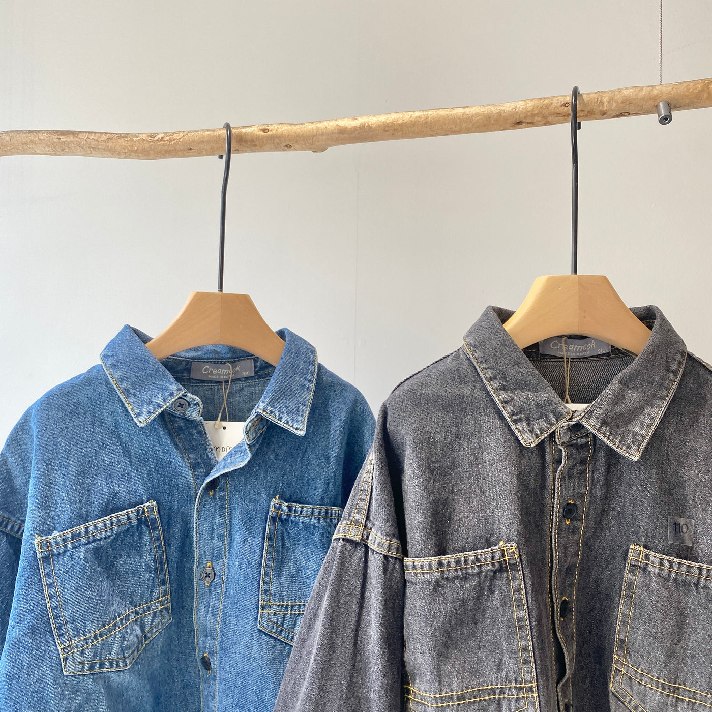 【hamomisi】Denim jacket(90~150)